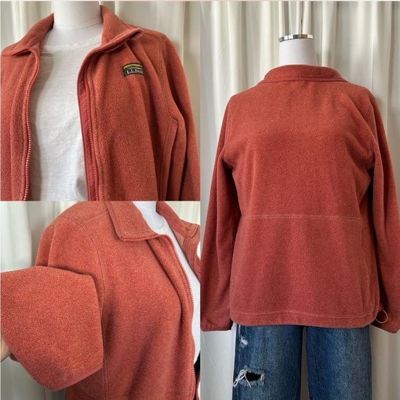 L.L. Bean Women's Mountain Classic Fleece Jacket  size Medium. - Picture 6 of 9